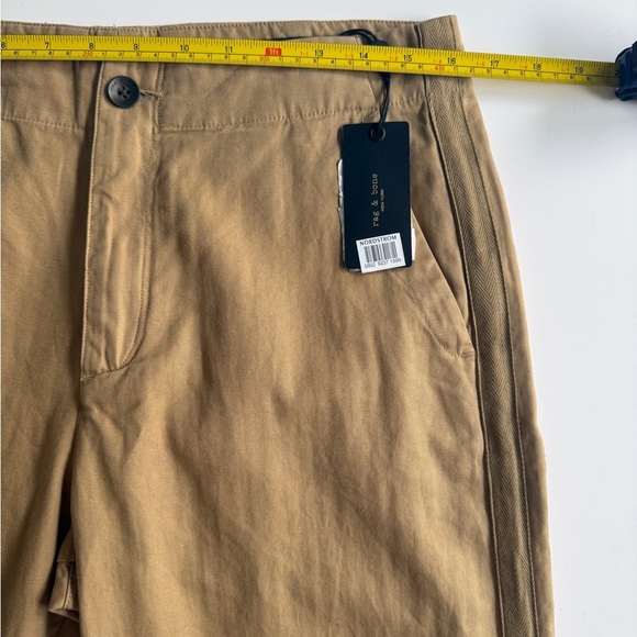 Rag & Bone Men’s Brighton Cotton & Linen Chino Pants Sz 29 Rugged Brown Summer - Picture 5 of 12